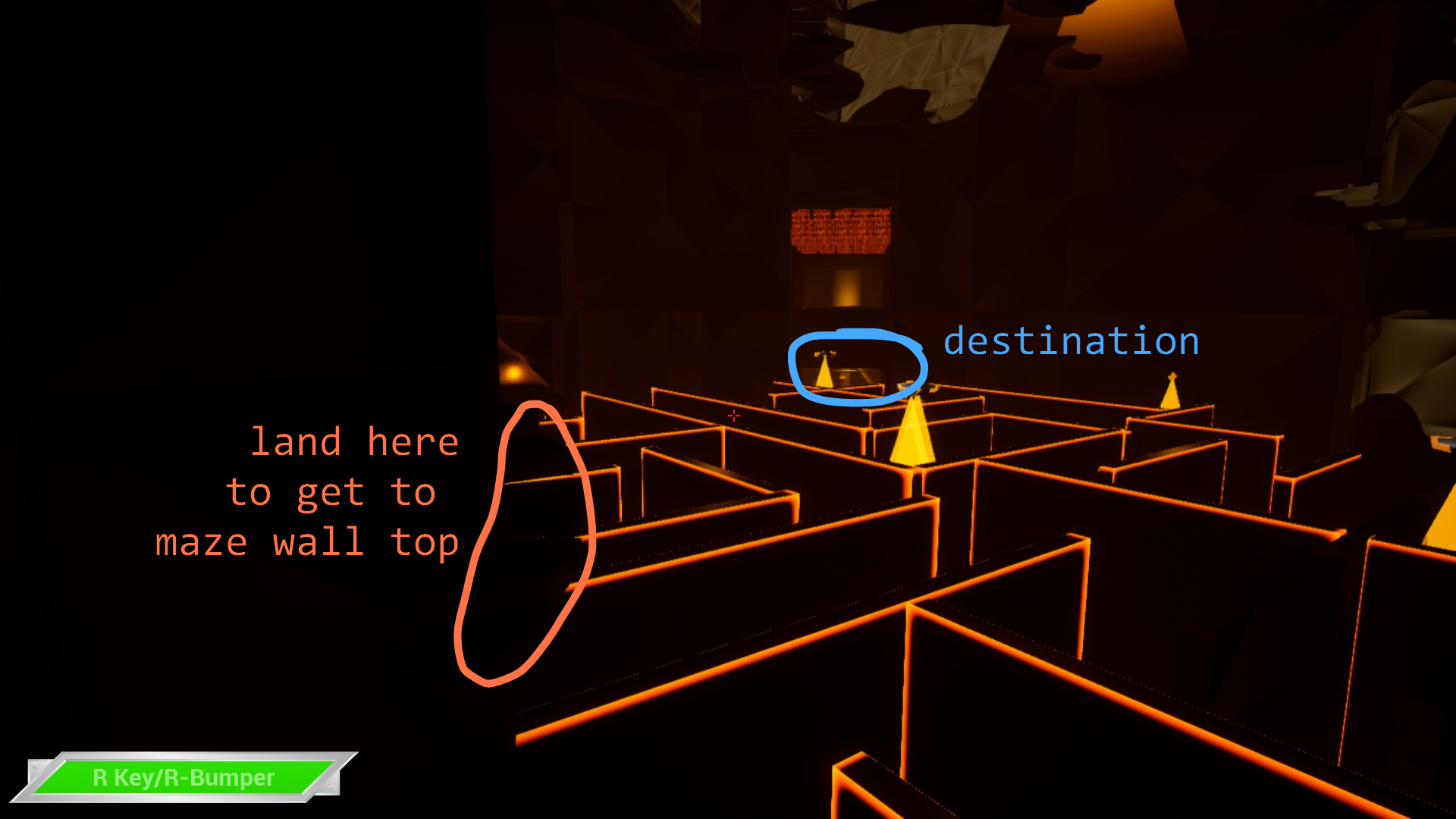 image of the path to the purple room. but purple is very much a stretch.