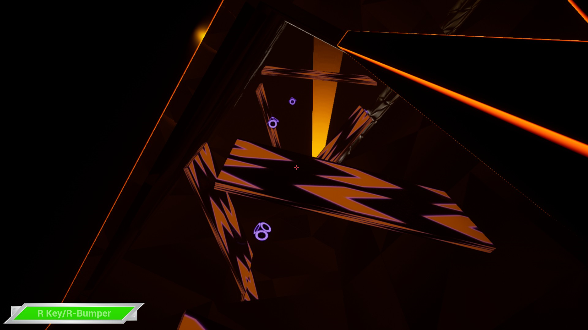 image of the tube from below.